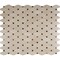 Msi Valencia Blend Elongated Octagon SAMPLE Polished Marble Mesh-Mounted Mosaic Tile ZOR-MD-0463-SAM - alternate 4